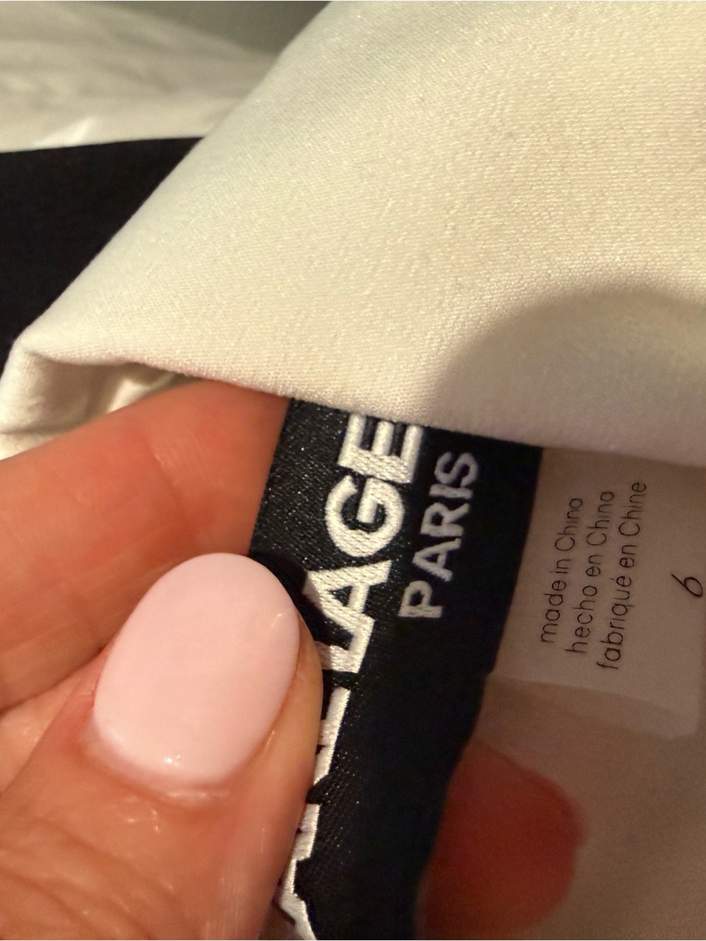 Karl Lagerfeld Black and White Midi Fit-and-Flare Dress - Picture 4 of 4